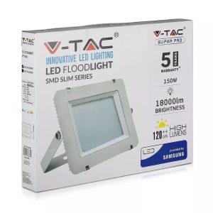 150W 120LM/W luce 4000k   SKU 774  V-TAC PRO Faro LED SMD Chip Samsung Colore Bianco IP65