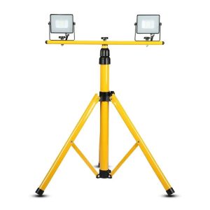 SKU 9104 VT-41150 V-TAC Supporto Treppiede in Alluminio per Fari LED Colore Giallo