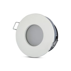 SKU 3613 VT-787RD-WH  V-TAC Portafaretto LED da Incasso Rotondo GU10 e GU5.3 (MR16) Colore Bianco IP54