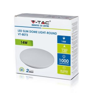 14W LUCE 4000K NATURALE KSKU 1429 V-TAC Plafoniera LED Rotonda  Colore BiancO