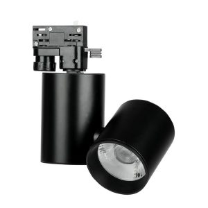 15W LUCE 6400K   SKU 1303  VT-4615B V-TAC Faretto LED da Binario Colore Nero  CRI95