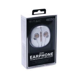 SKU 7707 VT-1132 V-TAC Auricolari con Cavo Jack 2.5 Colore Oro