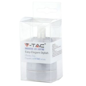 SKU 3800 VT-799-GY V-TAC Portalampada in Porcellana E27 (Max 60W) Colore Grigio