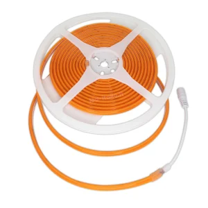 24V  LUCE AMBRA  LED COB-320 10W/m 5m1000Lm/m Colore Ambra IP67 8mm