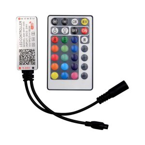 Wifi per Strip LED 3in1+RGB Dimmerabile con Telecomando 28 Tasti Compatibile con Amazon Alexa e Google