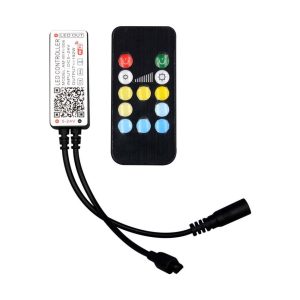 Wifi per Strip LED 3in1+RGB Dimmerabile con Telecomando 24 Tasti Compatibile con Amazon Alexa e Google