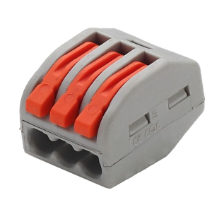 V-TAC Connettore Terminale 3 Pin a un'Uscita in Nylon - SKU 11130