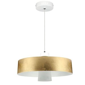 SKU 3938 VT-7666-G V-TAC Lampadario LED a Scodella in Metallo 7W Colore Oro 3000K