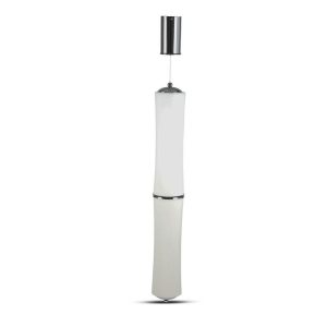 32W LUCE  3000K CALDA V-TAC Lampadario LED a Sospensione con Doppio Cilindro Verticale   Dimmerabile