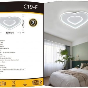 PLAFONIERA LUCE 6500K  DA SOFFITTO A LED 63W  LUMEN5040