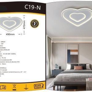 PLAFONIERA LUCE 4000K DA SOFFITTO A LED 63W    LUMEN5040