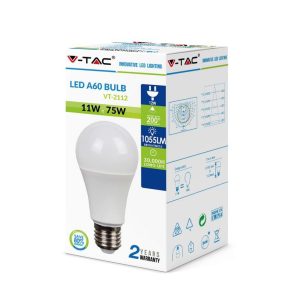 SKU 7349 VT-2112  V-TAC Lampadina LED E27 11W A60 4000K
