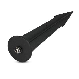 SKU 7538 VT-854 V-TAC Picchetto in Alluminio per Fari LED Colore Nero d: 60mm H:265mm