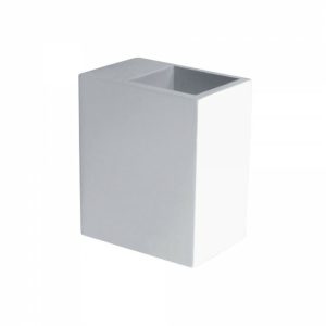 Portafaretto LED da Muro Quadrato G9 Corpo in Gesso