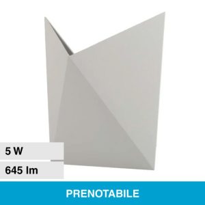 SKU 218284 VT-825-GV-TAC Lampada LED da Muro a Tasca 5W 110LM/W Colore Grigio 3000K IP65