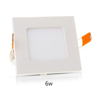 SKU 4863 VT-607 V-TAC Mini Pannello LED 6W Montaggio ad Incasso Quadrato 3000K