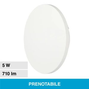 SKU 217524 VT-741  V-TAC Lampada LED da Muro Rotonda 5W 110LM/W Colore Bianco 3000K IP65