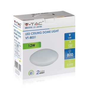 SKU 5563 VT-8031  V-TAC Plafoniera LED Rotonda 12W Colore Bianco 4000K IP20