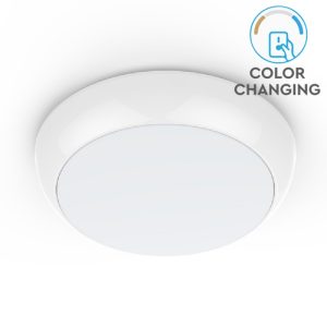 SKU 20016 VT-2-17 V-TAC PRO Plafoniera LED Chip Samsung Rotonda 15W con Interruttore 3 in 1 Colore Bianco IP65