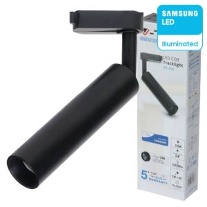 15w  luce 3000k calda   SKU 359  VT-415-B V-TAC PRO Faretto LED da Binario Chip Samsung