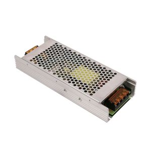 250W 24V 10A Alimentatore Slim in Metallo con 2 Uscite 225x60x30mm IP20