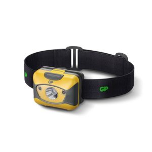 SKU GP455030   GP Battery Lampada Frontale LED 300LM con 3 Batterie AAA Inclusi
