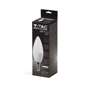 SKU 2142581 LUCE 4000K  VT-1855  V-TAC Lampadina LED E14 4,5W Candela