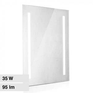 SKU 2140451 35W  Specchio LED  VT-8700 V-TAC Rettangolare con Sistema Anti-appannamento 700*500*35mm 6400K IP44