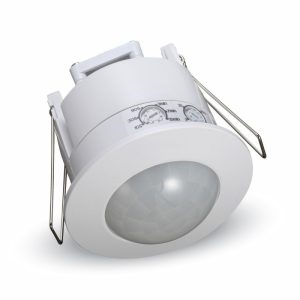 SKU 5090 VT-8029  V-TAC Sensore di Movimento a Infrarossi 360° Montaggio a Incasso Colore Bianco (Max 300W) IP20