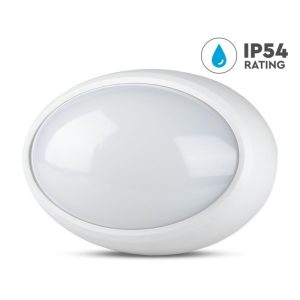 NON DISPONIBILE  SKU 1265 VT-8014-OV-W  V-TAC Plafoniera LED Ovale 8W Colore Bianco 6400K IP54