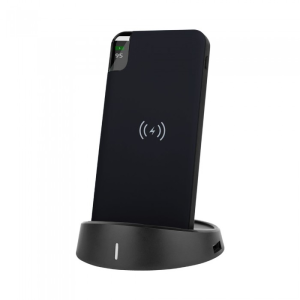 V-TAC VT-3509 Power Bank 8.000 mAh con Display e Ricarica Wireless Colore Nero - SKU 8863