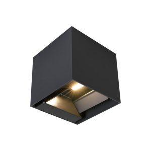 9W  LUCE 4000K NATURLE V-TAC Lampada LED da Giardino con Pannello solare e Sensore Colore Nero 1IP65