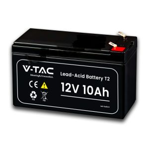 SKU 23452 VT-10-12 V-TAC Batteria al Piombo 10Ah 12V Lead-Acid T2 178*35*60mm