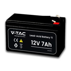 SKU 23451 VT-7-12 V-TAC Batteria al Piombo 7Ah 12V Lead-Acid T1 151*65*94mm