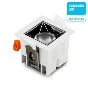 4w luce 2700k calda    SKU 972  VT-2-04 V-TAC PRO Faretto LED Chip Samsung da Incasso 4W UGR19 12° 2700K CRI90