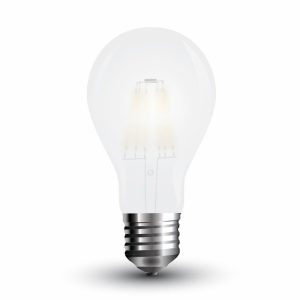 6W 110LM/W LUCE 2700K CALDA SKU 44801 VT-1935C  V-TAC Lampadina LED E27  A60 Filamento Satinato