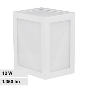 12W LUCE 3000K CALDA SKU 218334  TAC Lampada LED da Muro a Lanterna  Colore Bianco  IP65