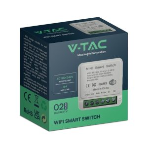 2 Canali Interruttore Wi-Fi Mini con   SKU 23605  V-TAC