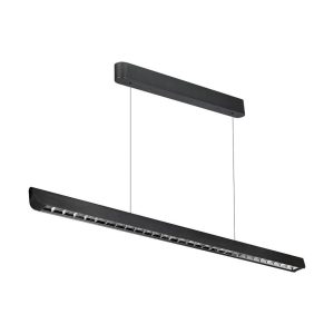 36W LUCE 3IN1 SKU 23341  V-TAC Plafoniera LED Chip Samsung a Sospensione 36W Lineare Colore Nero 1227*50*60mm 3in1