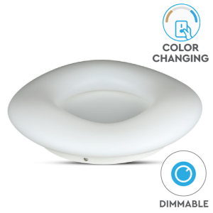 39W LUCE 3 IN 1 V-TAC Plafoniera LED Circolare  con Telecomando Cambio Colore  Corpo Bianco Dimmerabile