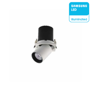 18W LUCE 4000K   V-TAC PRO Faretto LED Chip Samsung da Incasso  Colore Bianco e Nero