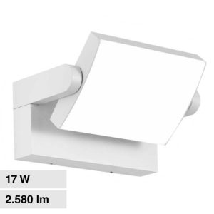 20W 120LM/W LUCE 4000K SKU 2935  V-TAC Lampada LED da Muro Rettangolare  Colore Bianco Ruotabile IP65
