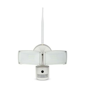 Telecamera WiFi   Faro LED 18W con Sensore PIR e Colore Bianco 6000K