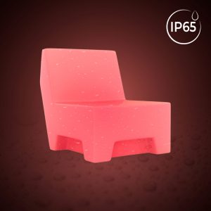 Sedia luminosa LED RGBW - XL - 16W - Ricaricabile