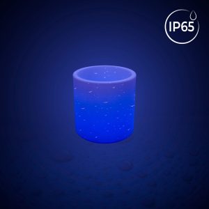 Vaso cilindrico LED RGBW - 5W - 40 x Ø 40cm - Ricaricabile