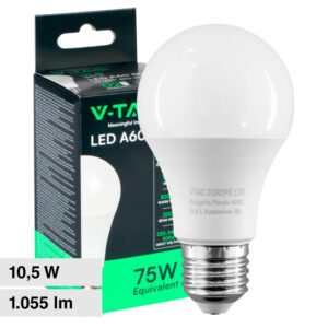 10.5W LUCE 3000K CALDA E27 Lampadina LED
